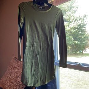 Fitted long sleeve dress